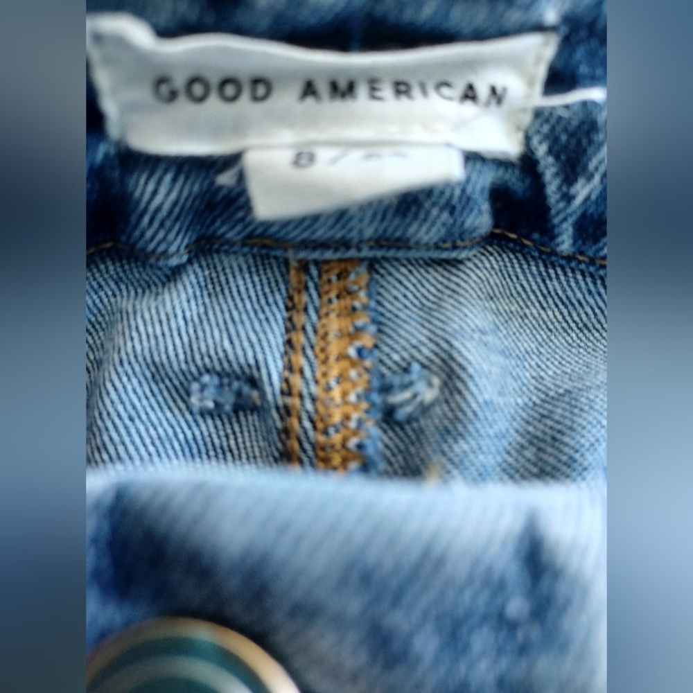 NWOT Good American High-rise Flare Jeans 32 In Inseam - Picture 8 of 9